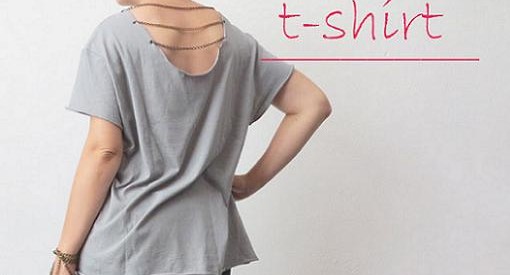 customizar camisetas con abalorios en la espalda
